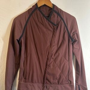 Prana Women's Spring Jacket Asymmetrical Zip Size XS